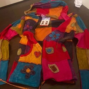 Adorable Patchwork Lightweight hoodie